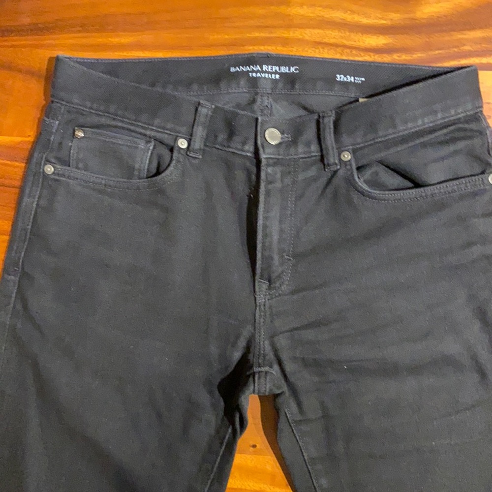 Men’s Banana Republic Black Traveler Jeans 32X34